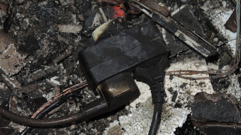 Incendie d'origine électrique